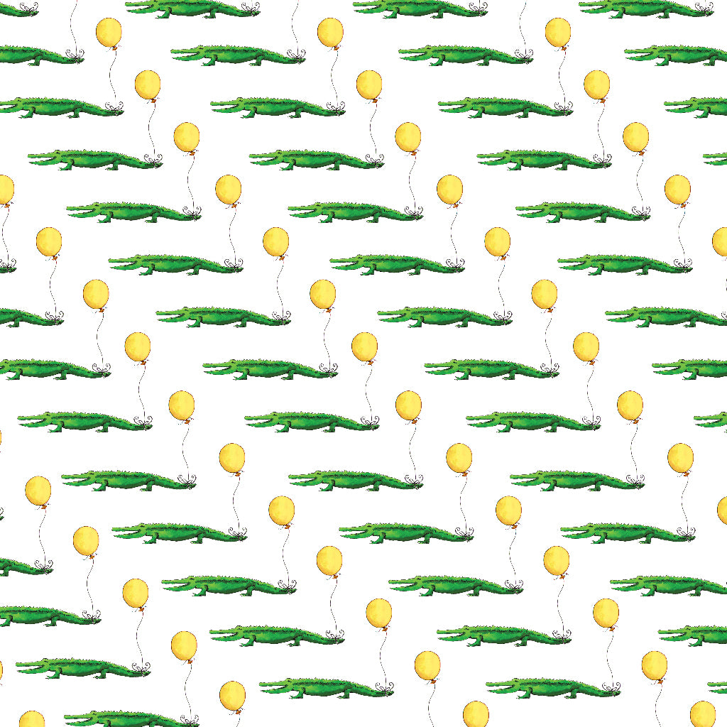 Alligator Balloon Gift Wrap