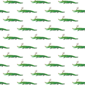 Alligator Reindeer Gift Wrap