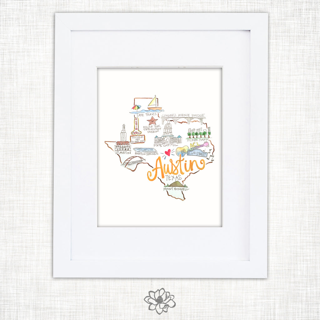 Austin Art Print