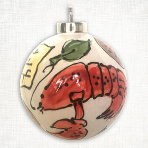 Crawfish Ball Ornament