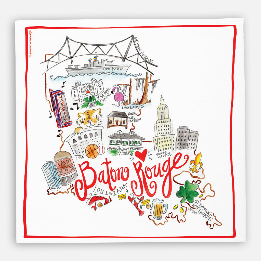 Baton Rouge Kitchen Towel