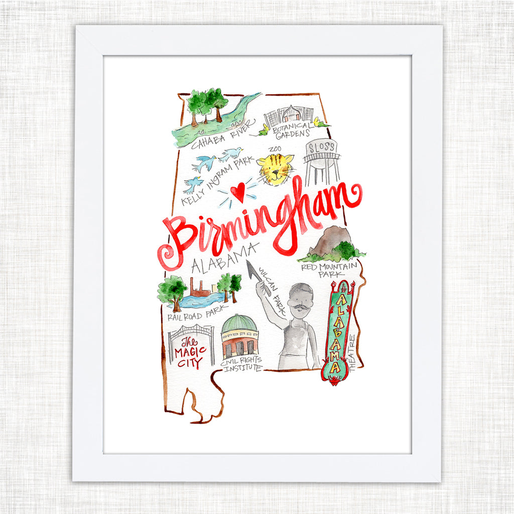 Birmingham Art Print