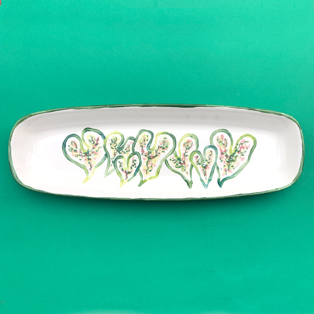 Caladium Bread Tray