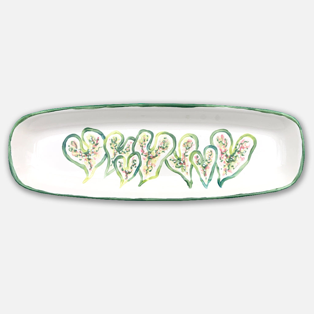 Caladium Bread Tray