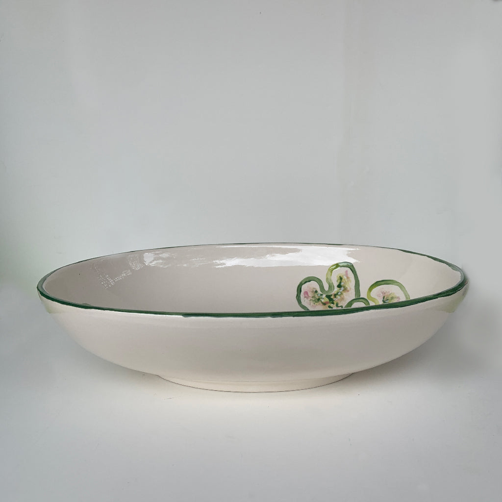 Caladium Serving Bowl