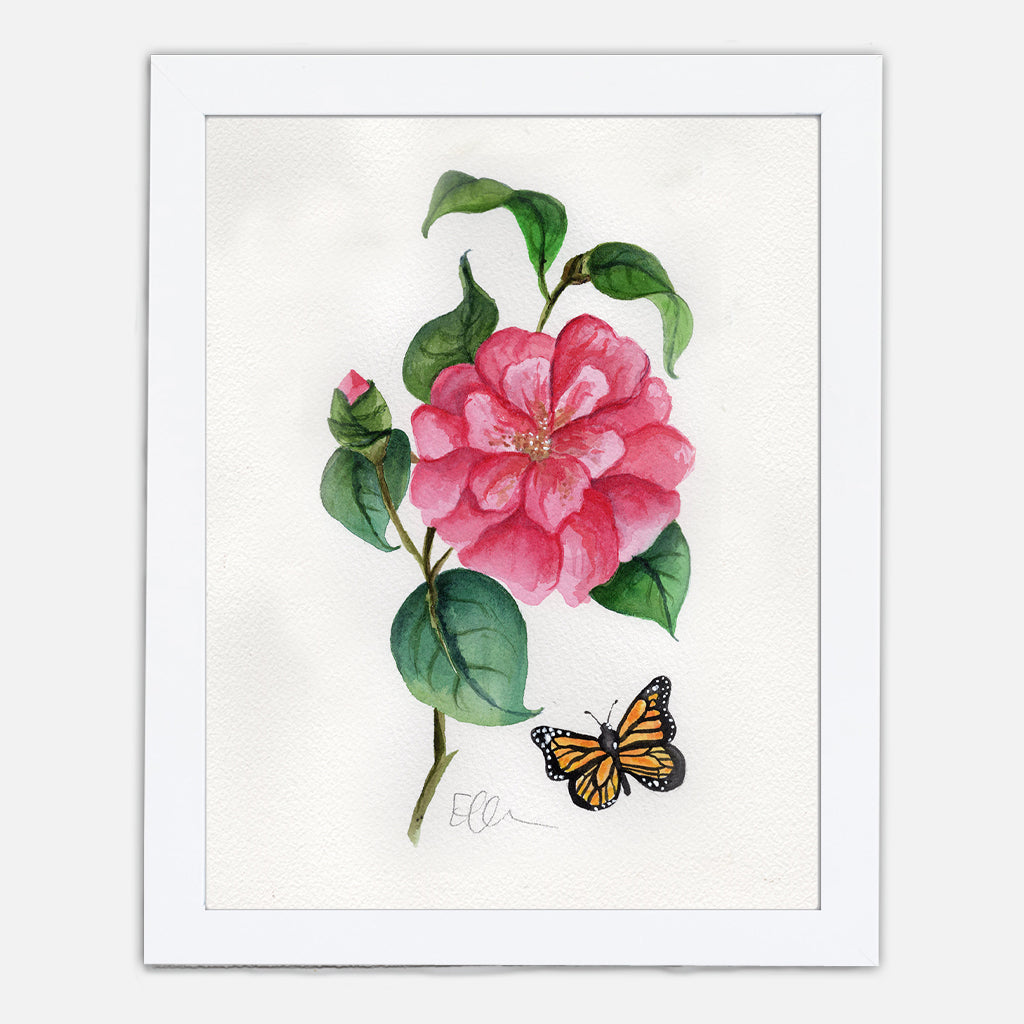 Alabama Camellia Art Print