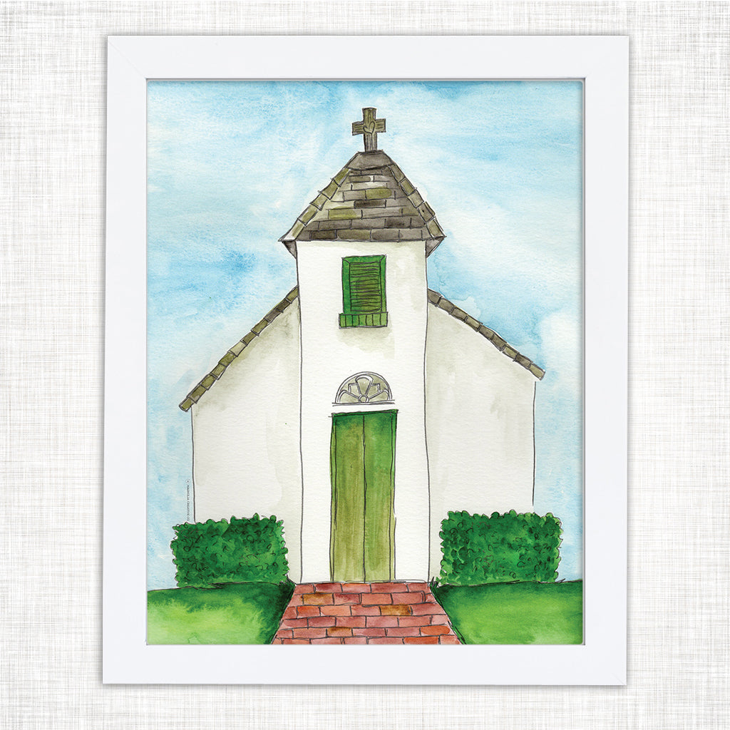 Cajun Church Art Print