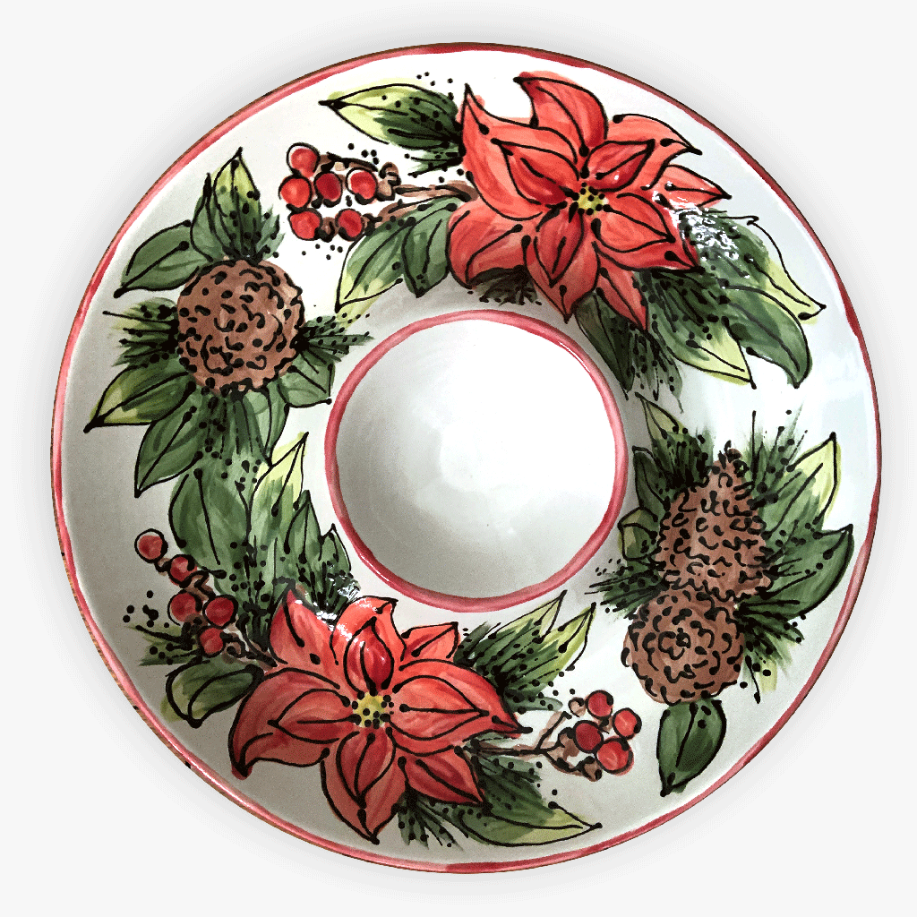Christmas Wreath Chip and Dip - Magnolia Creative Co.