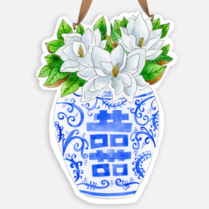 Magnolia Ginger Jar Door Hanger