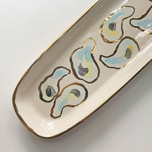 Golden Oyster Bread Tray