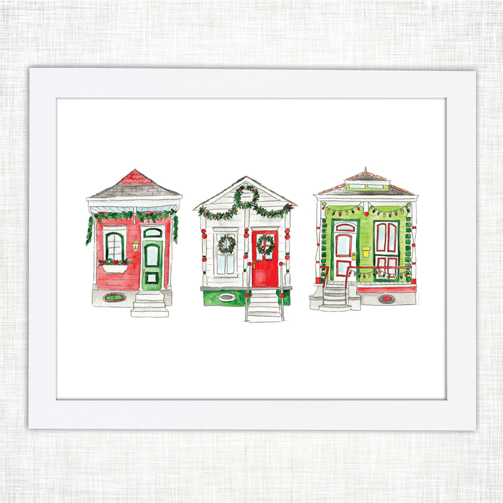 Christmas House Art Print