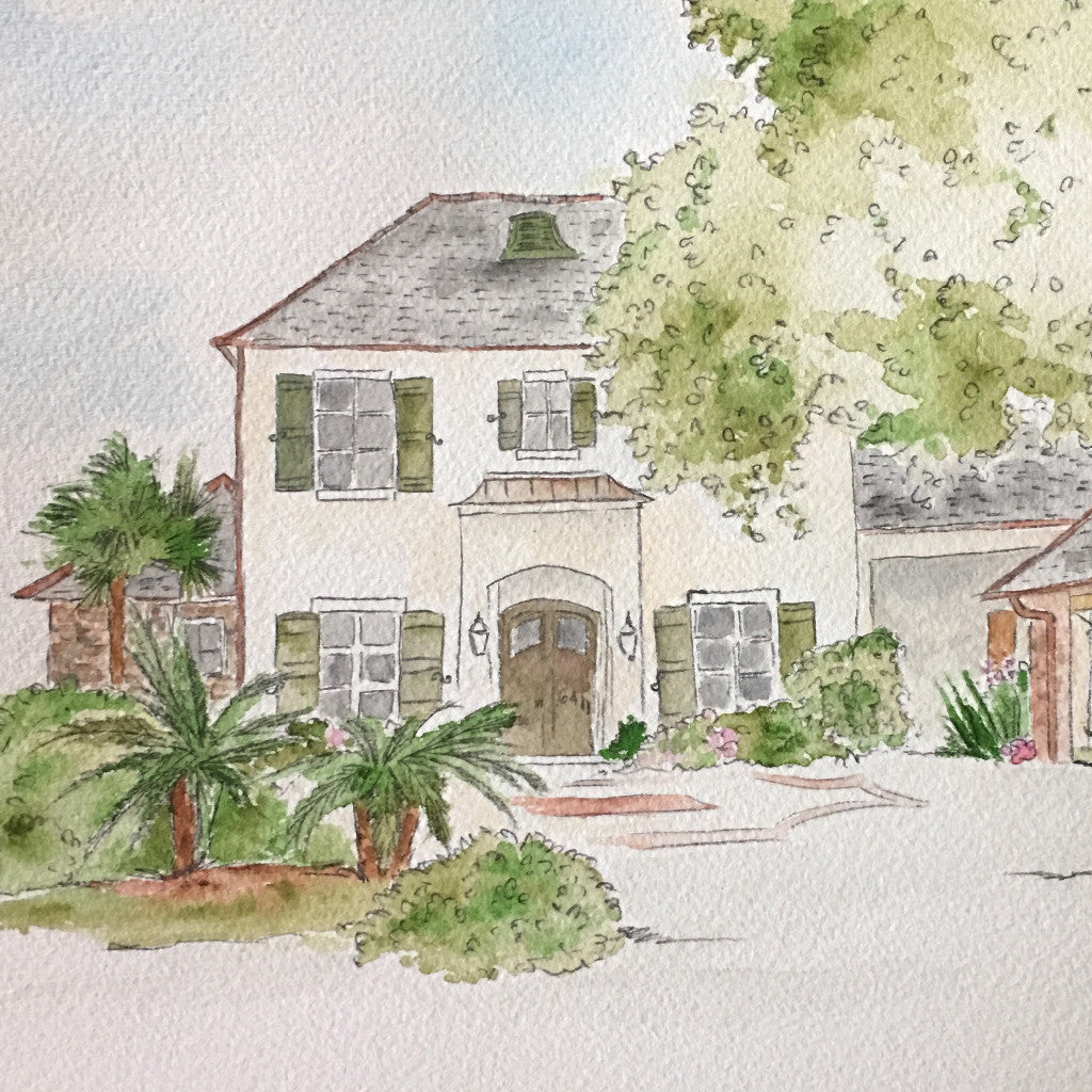 Watercolor Stationery Add On