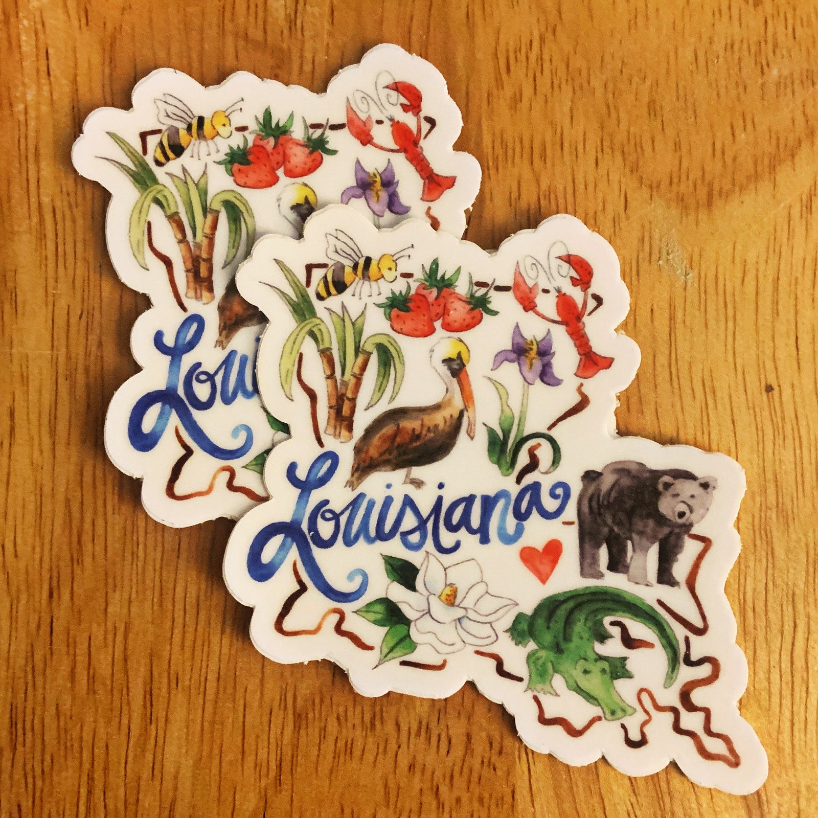 Louisiana Favorites Sticker