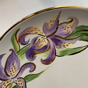 Iris Oval Platter