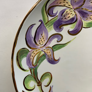 Iris Round Platter
