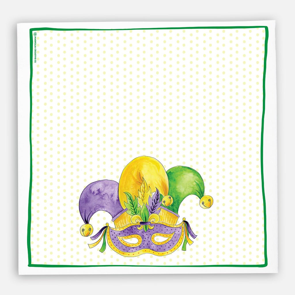 Jester Mask Kitchen Towel