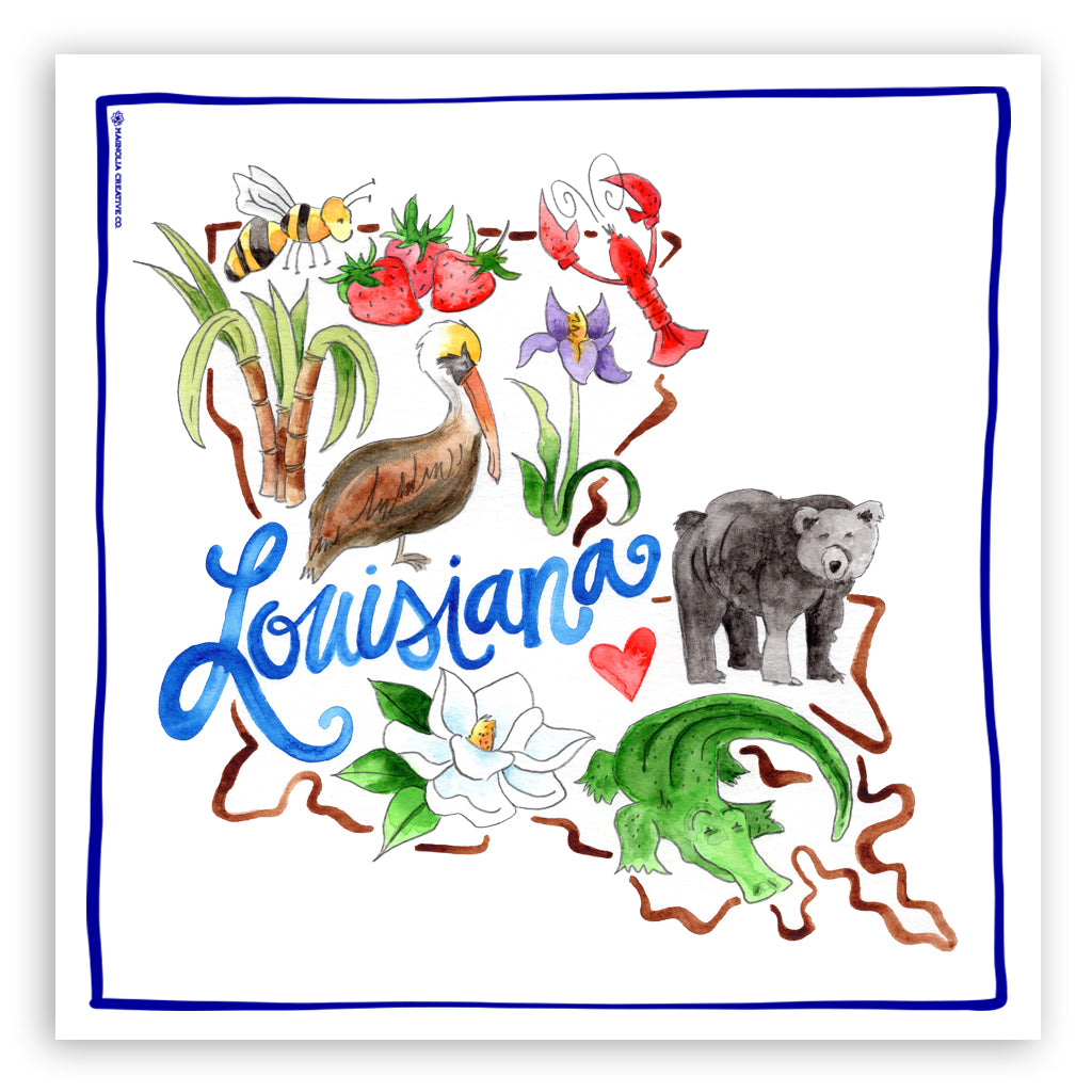 Louisiana Favorites Kitchen Towel