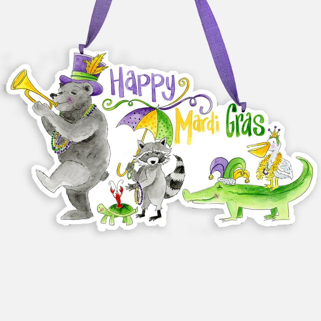 Mardi Gras Parade Door Hanger