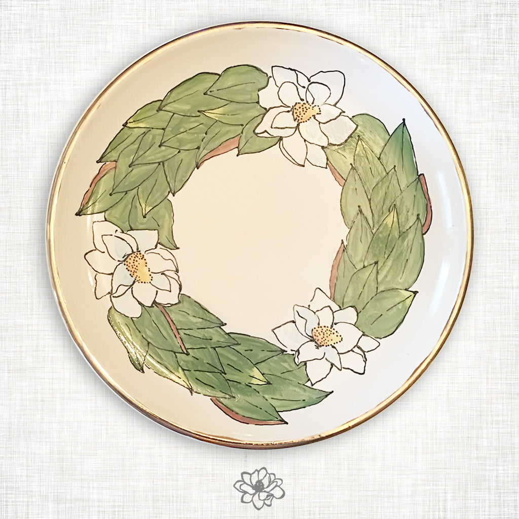 Magnolia Round Platter