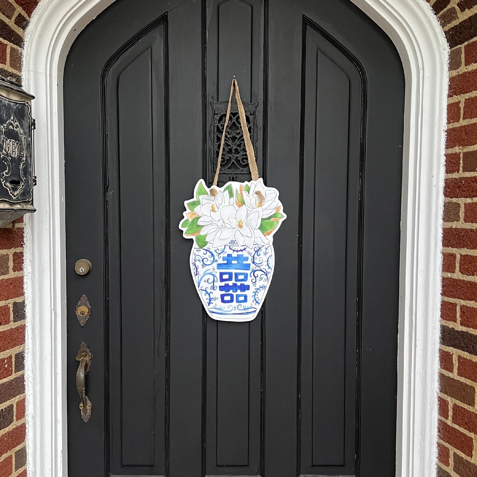 Magnolia Ginger Jar Door Hanger
