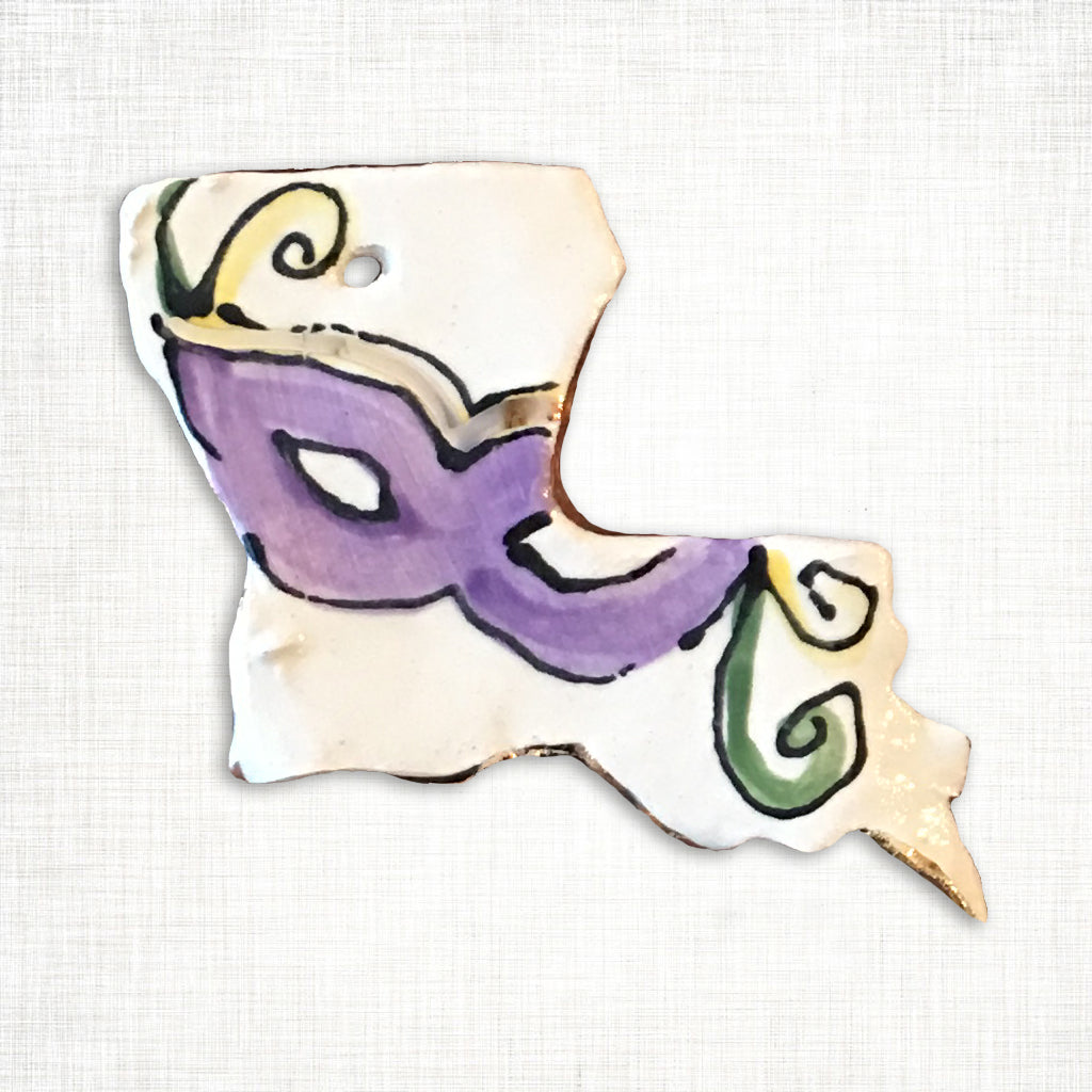 Mardi Gras Mask Ornament