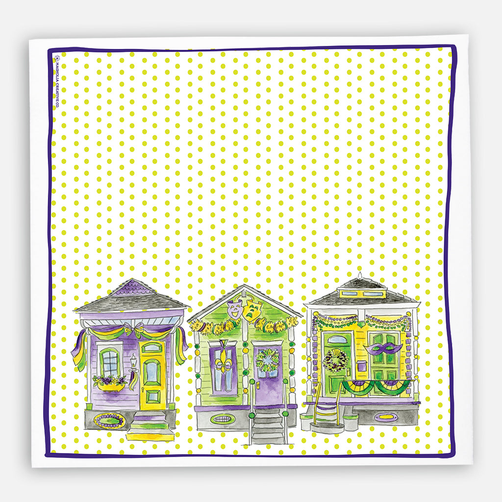 Mardi Gras House Kitchen Towel