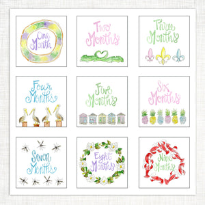 Southern Baby Milestone Cards