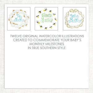 Southern Baby Milestone Cards