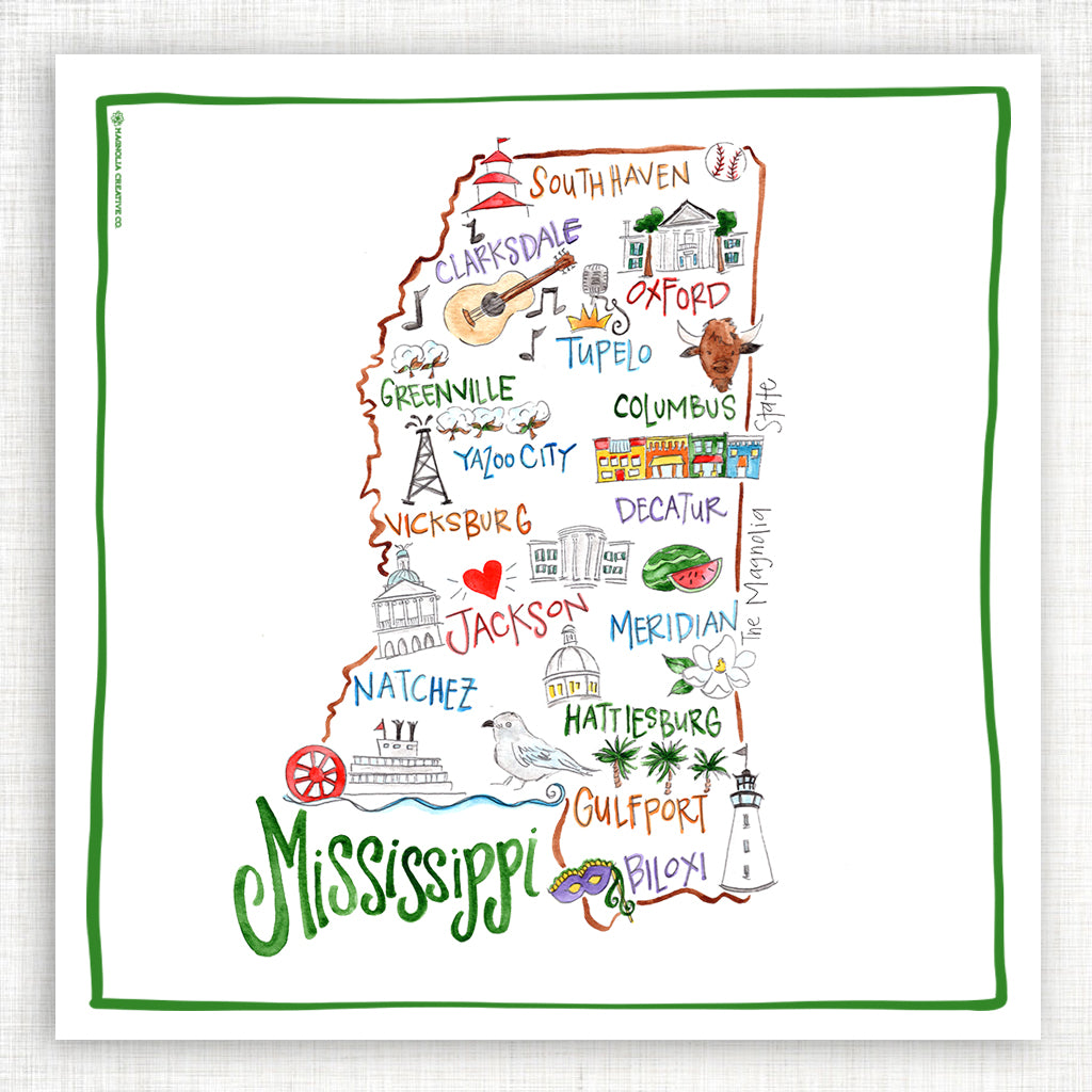 Mississippi Kitchen Towel