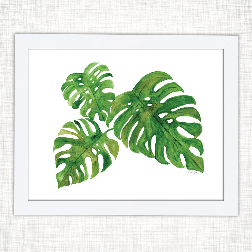 art monstera Monstera Art Print
