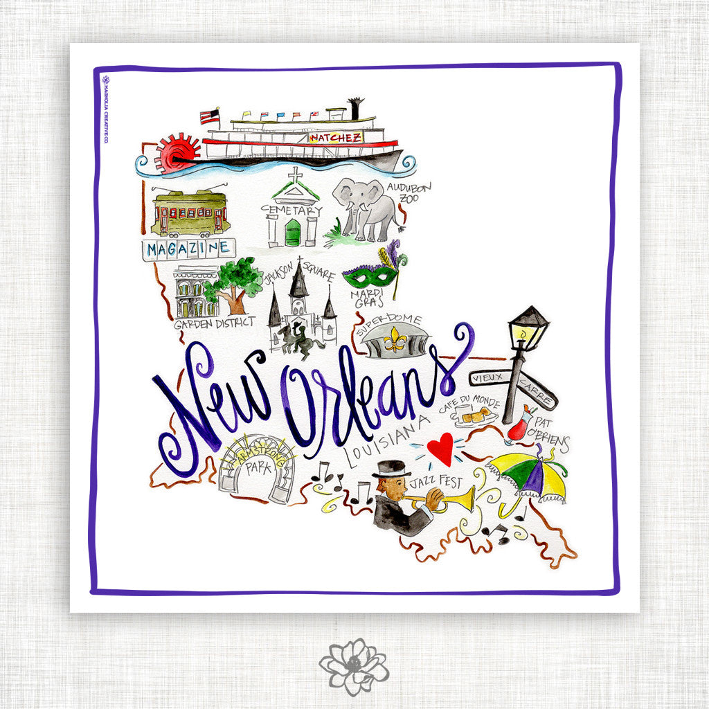 New Orleans Kitchen Towel