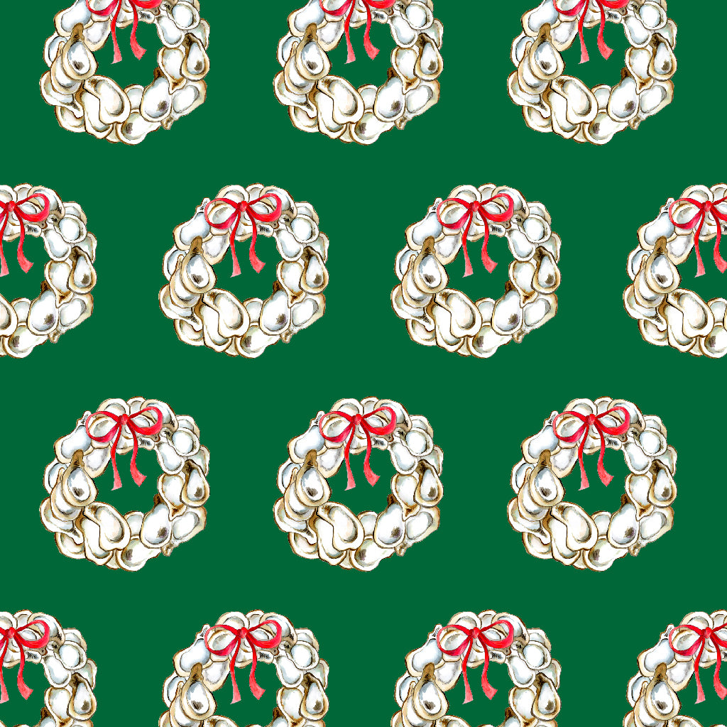Oyster Wreath Gift Wrap