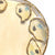 Golden Oyster Round Platter