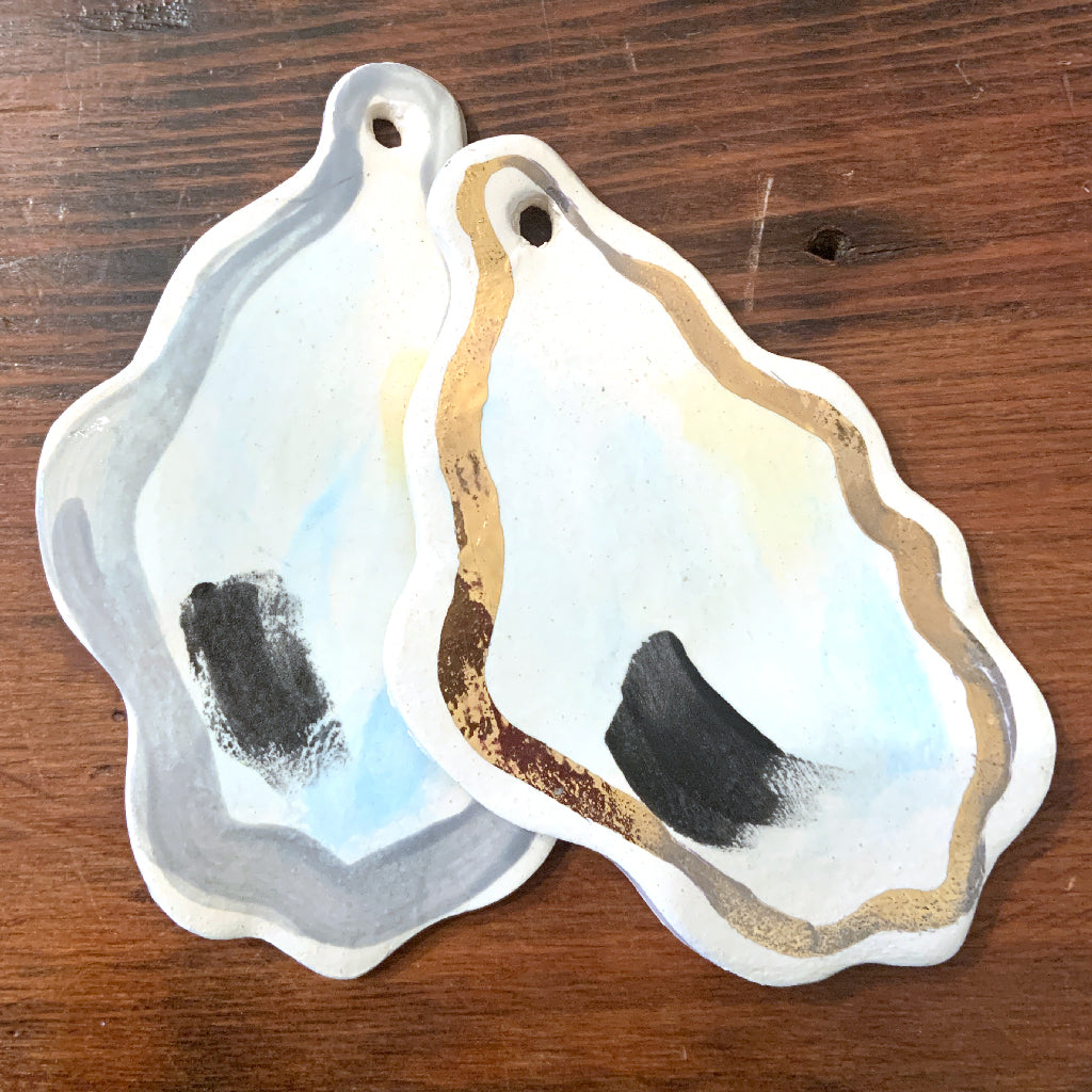 Oyster Gold Ornament