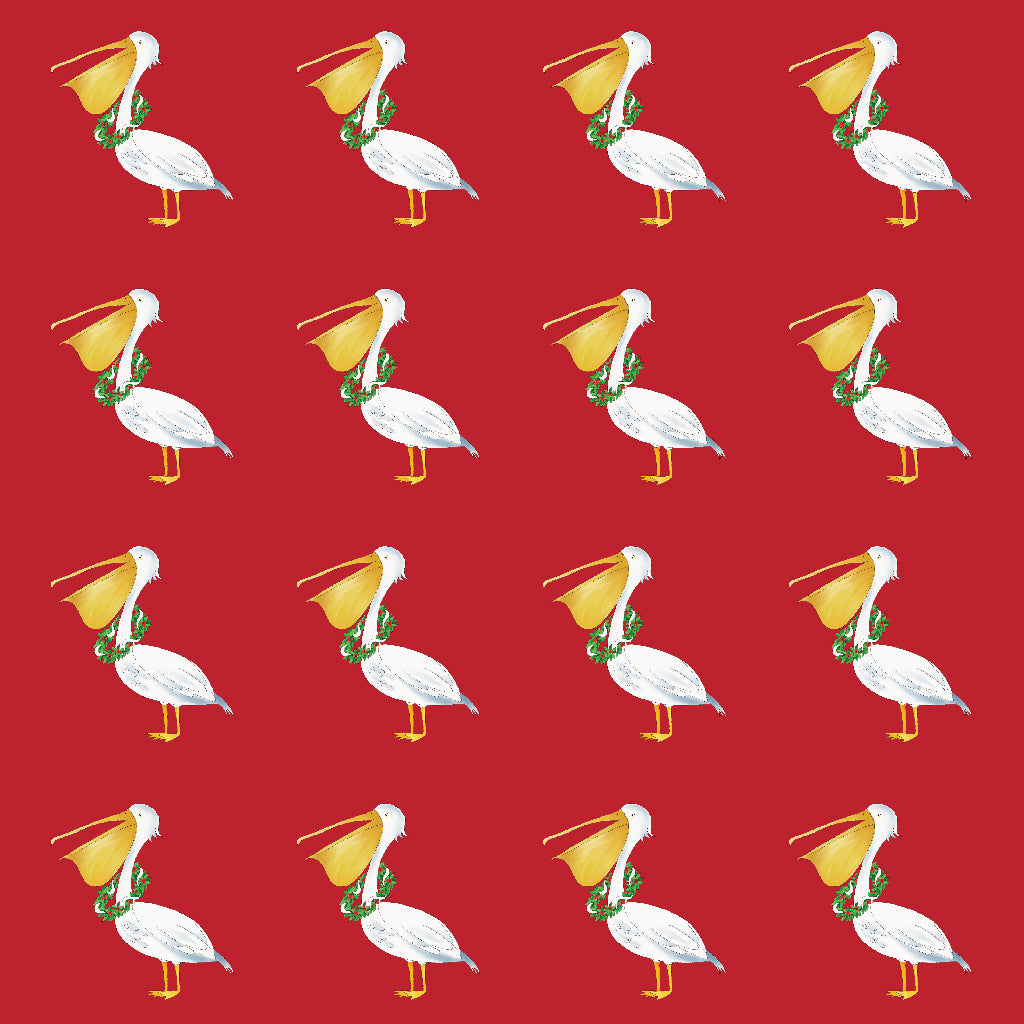 Christmas Pelican Gift Wrap