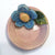 Blue Funky Flower Ring Dish