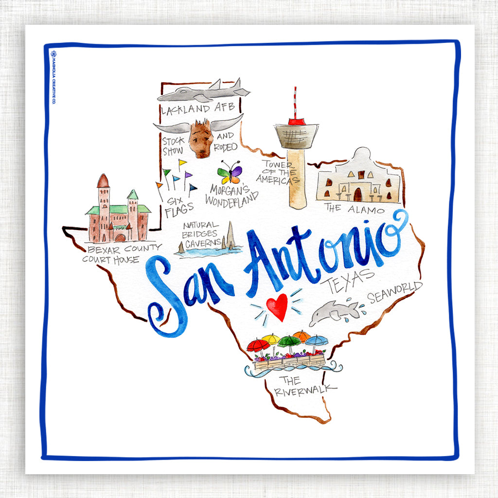 San Antonio Kitchen Towel
