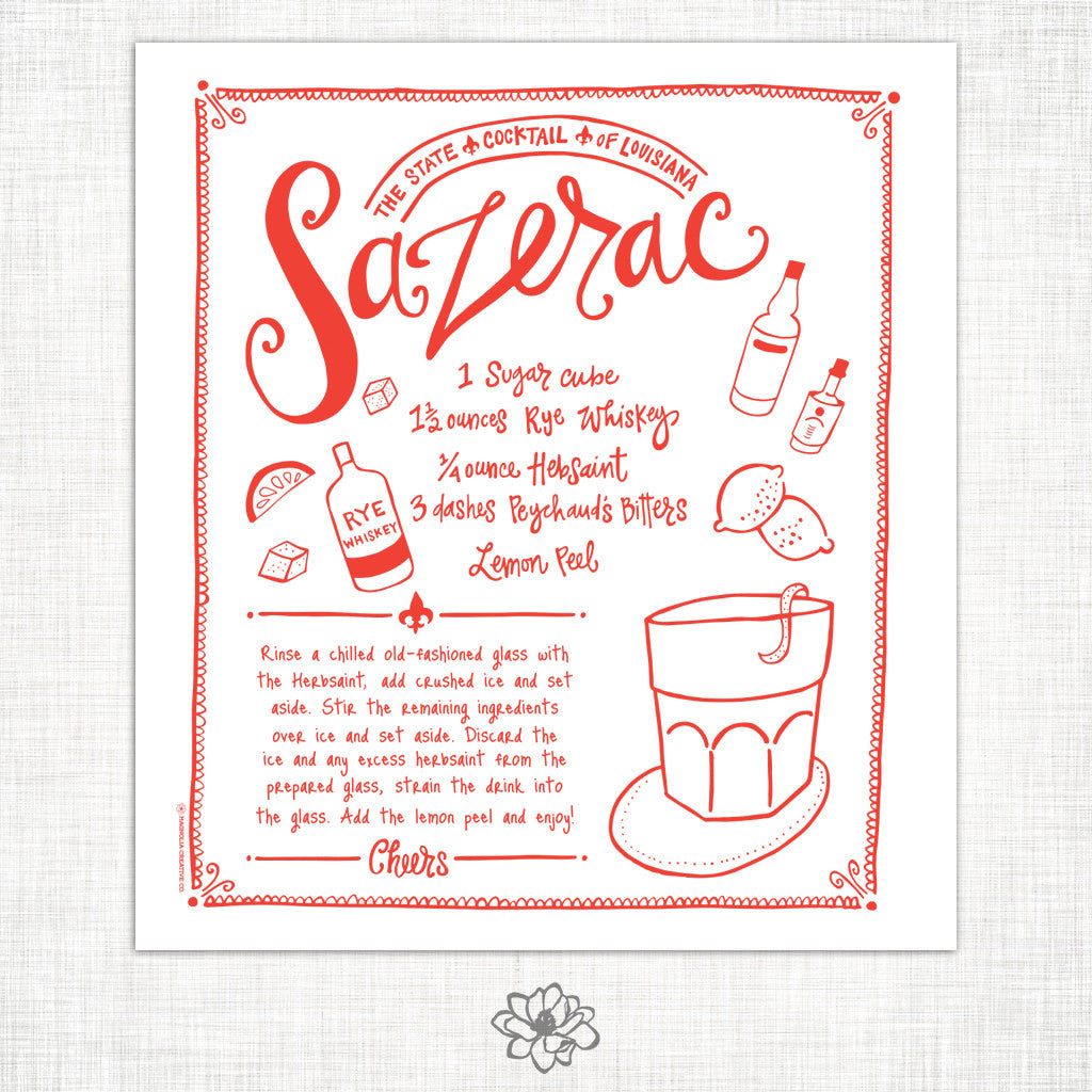 Sazerac Kitchen Towel