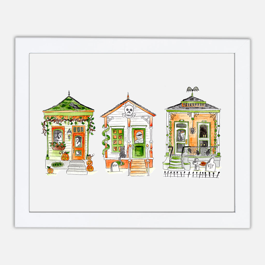Halloween House Art Print