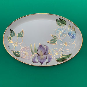 Southern Floral Oval Platter