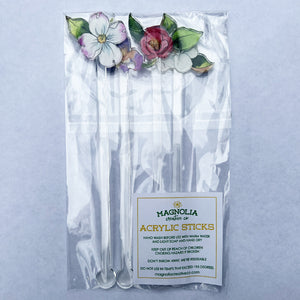 State Flower Stir Sticks