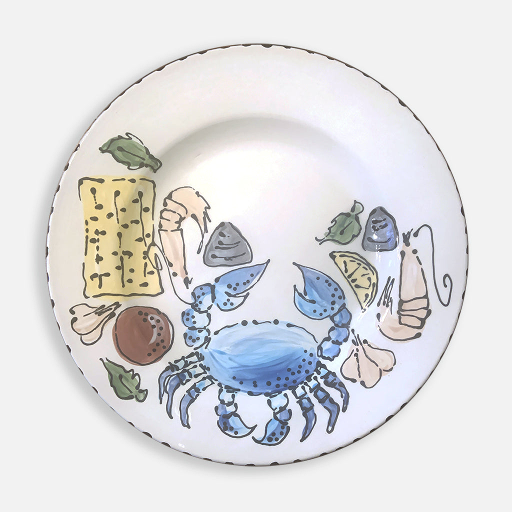 Summer Seafood Dinner Plate