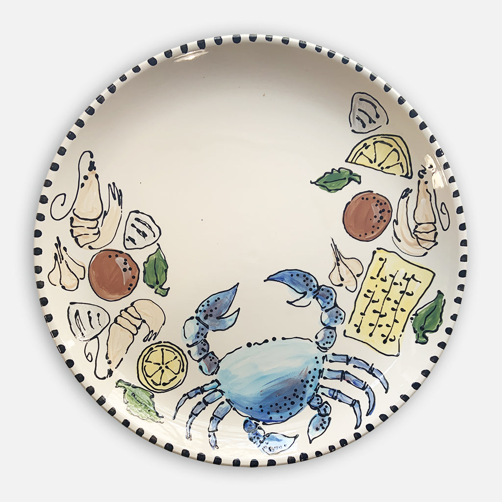 Summer Seafood Round Platter